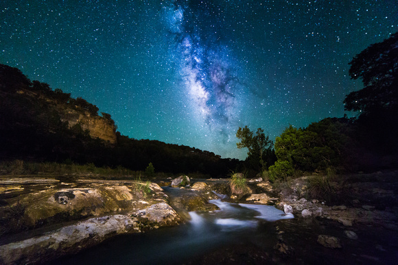 Milky Way over Mo Ranch (1)