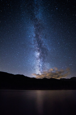 Milky Way over Sprauge Lake RMNP (2)