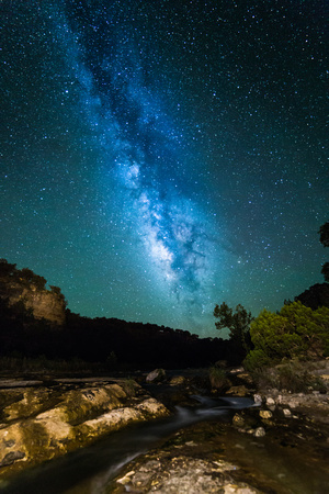 Milky Way over Mo Ranch (2)